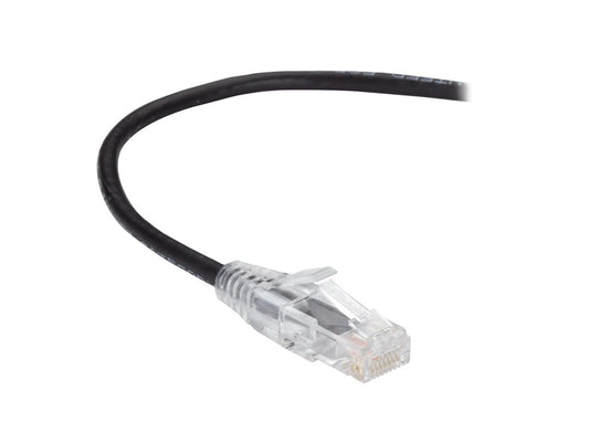 Black Box Corp Slim Net Cat6 Patch Cable Black 7 Ft