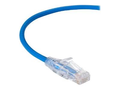 Black Box Corp Slim-Net 28-Awg Cat6 Pvc Blue, 4 Ft.