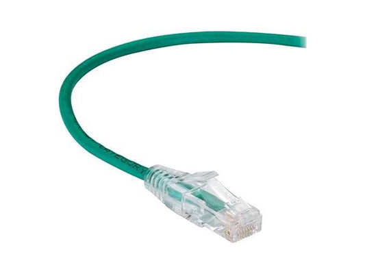 Black Box Corp Slim-Net 28-Awg Cat6 Pvc Green, 1 Ft.