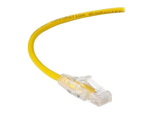 Black Box Corp Slim-Net Cat6 Patch Cable Yellow 10Ft