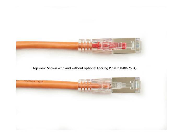 Black Box Corp Gigatrue 3 Cat6. Cord Orange 2Ft