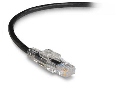 Black Box Corp Utplockable,Slimline,Black,5-Ft.(1.5-M)