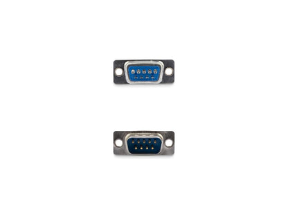 Connecteur D-Sub mâle à souder DB9 avec coque arrière