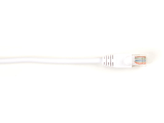 Câbles de raccordement Cat5E Black Box Corp, blancs, 010-Wh