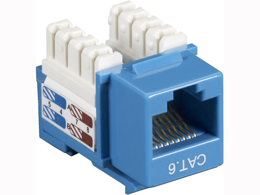 Câble jack Keystone Cat6E Connect de Black Box Corp, noir