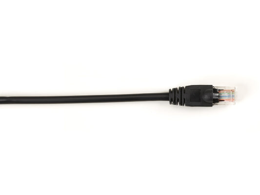 Parche de arranque moldeado Cat6 de Black Box Corp, negro, 20 pies
