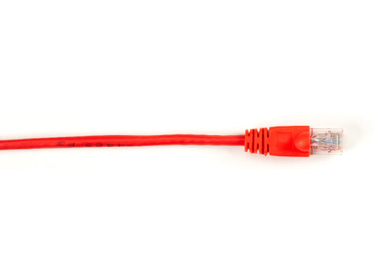 Parche de bota moldeado Cat6 de Black Box Corp, rojo, 20 pies