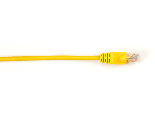 Parche de arranque moldeado Cat6 de Black Box Corp, amarillo, 20 pies