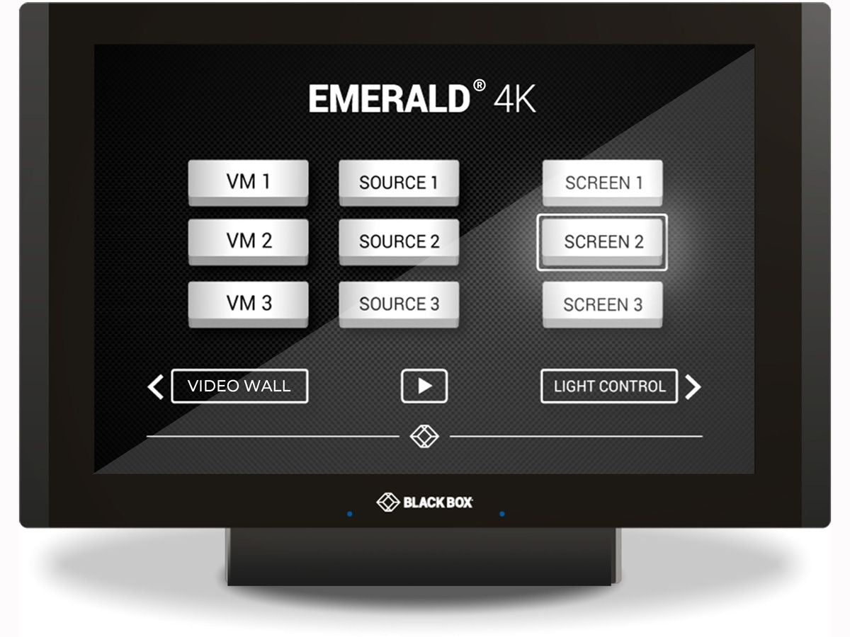 Écran tactile de bureau Black Box Corp Dge 12 pouces Cb-Touch12-T
