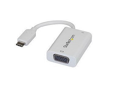 Adaptador USB C a VGA con suministro de energía