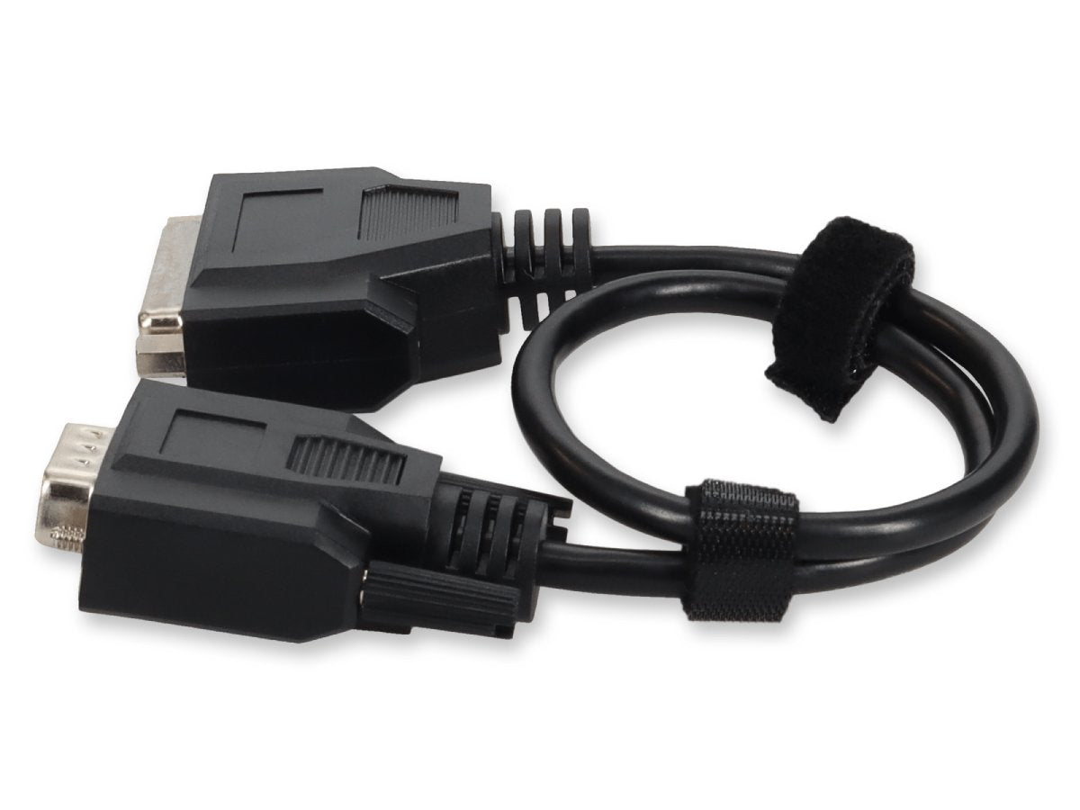 Add-On 1Ft Db-25/Db-9 F/M Black Adapter Cable