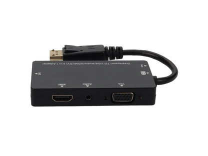 Add-On5Pk 8In Dp To Dvi/Hdmi/Vga M/F Adapter
