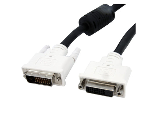 Cable de extensión para monitor DVI-D de 10 pies macho a hembra