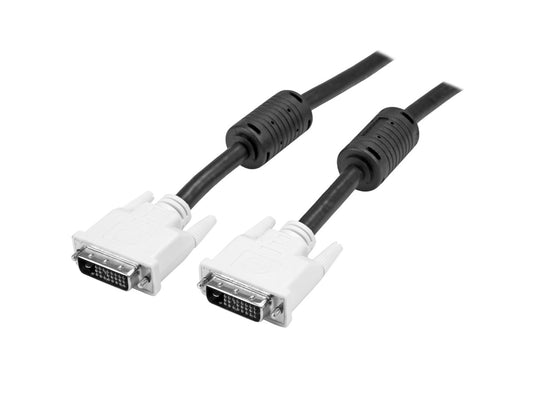 Cable DVI-D de doble enlace de 15 pies (macho a macho)
