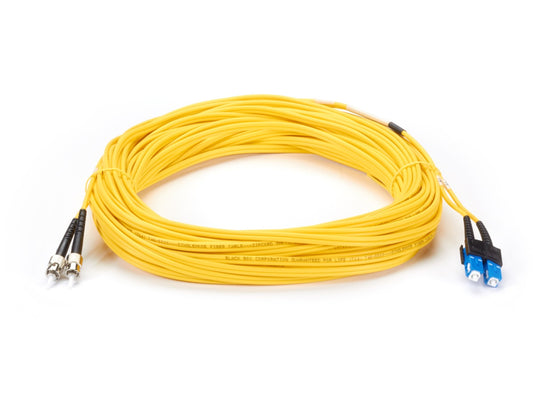 Cable de 9,0 micrones de Black Box Corp, St Sc, PVC, 3 m