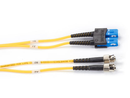 Cable de 9,0 micrones de Black Box Corp, St Sc, PVC, 3 m