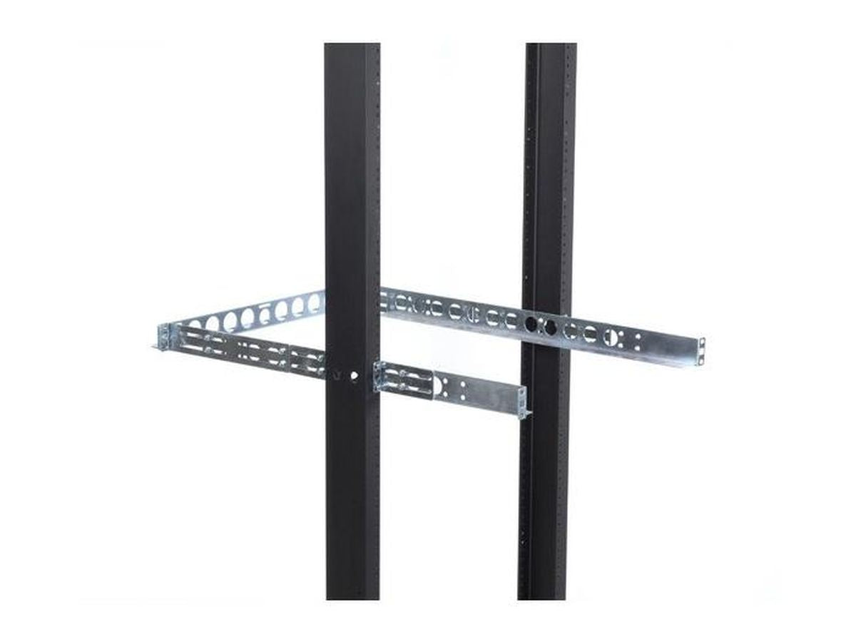 Rieles de montaje Black Box Corp Pment, 1U, 2 postes Emr2-1U