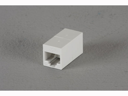 Black Box Corp Cat6 Unshielded Straight-Pin Coupler Wh