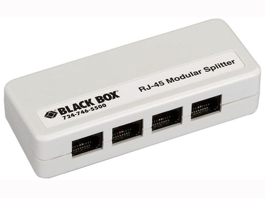 Black Box Corp Rj45 Unshld Mod Split 1Rj45/4Rj45 B Pin