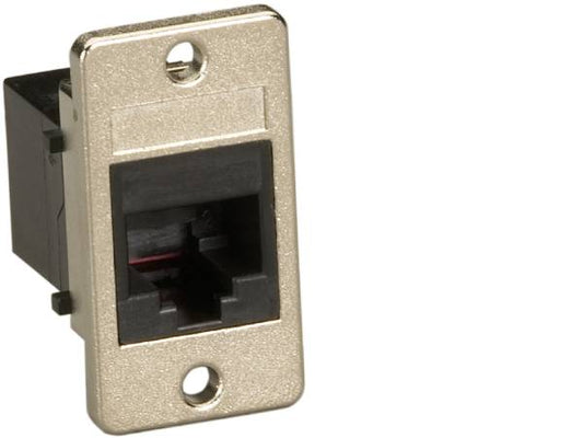 Black Box Corp Unt Modular Coupler, Rj-45, Blac Fmt1081
