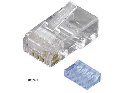 Black Box Corp R Plugs, Rj-45, 250-Pack Fmtp6-R2-250Pak