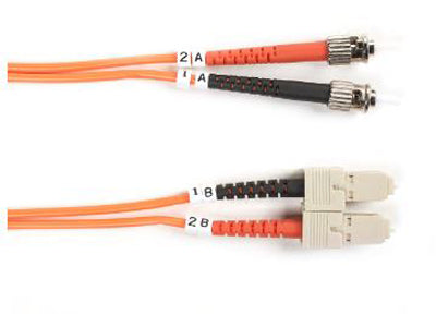 Cable H de Black Box Corp., 3 m, 50 mm, de acero a conector SC, Fo50-003M-Stsc