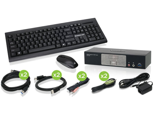 Iogear 2-Prt Dsplyprt 1.2 Kvmp