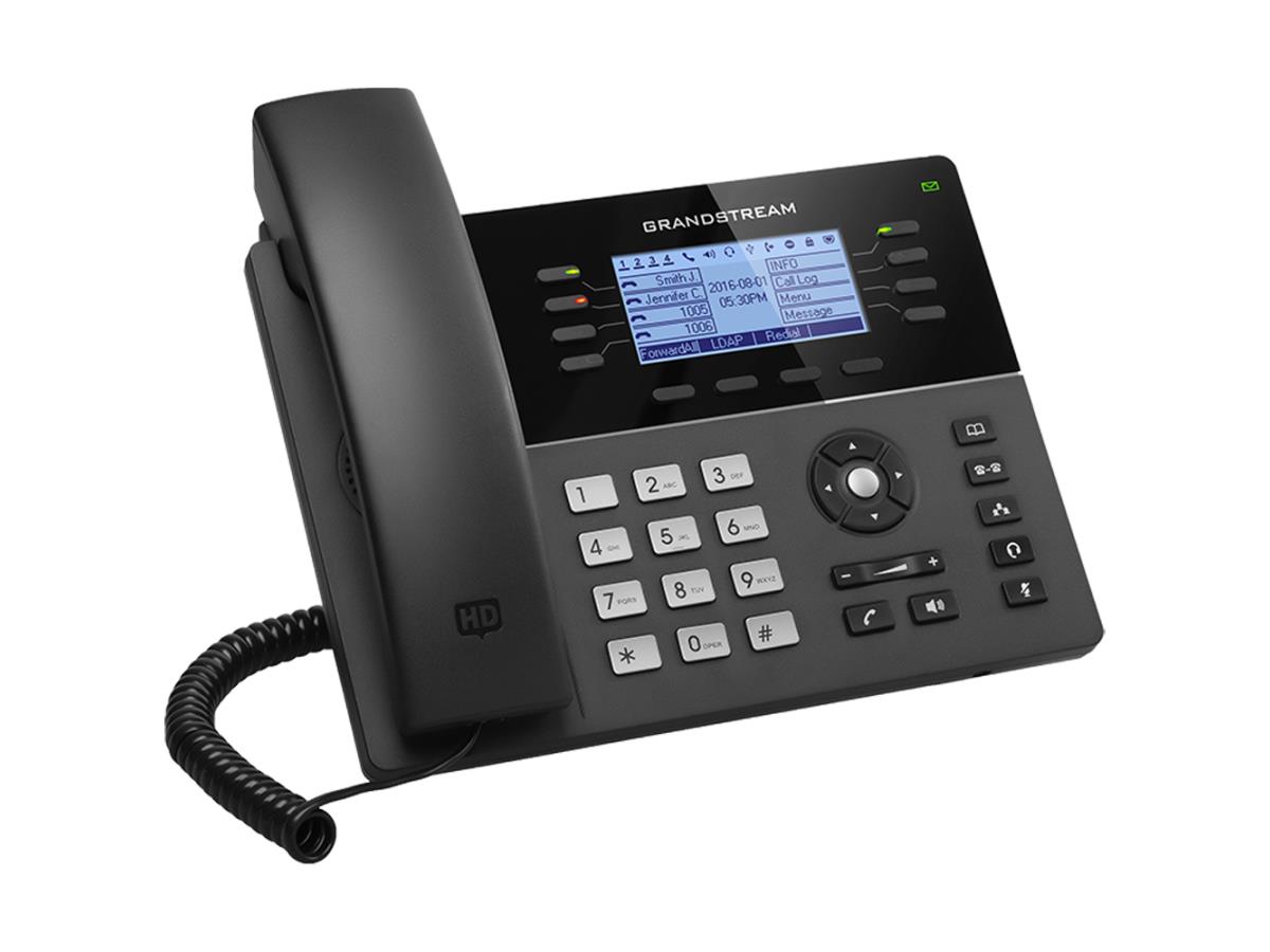 Grandstream 8 Lines, 4 Sip Accounts, Poe + Gige (Replacement: Grp2613)