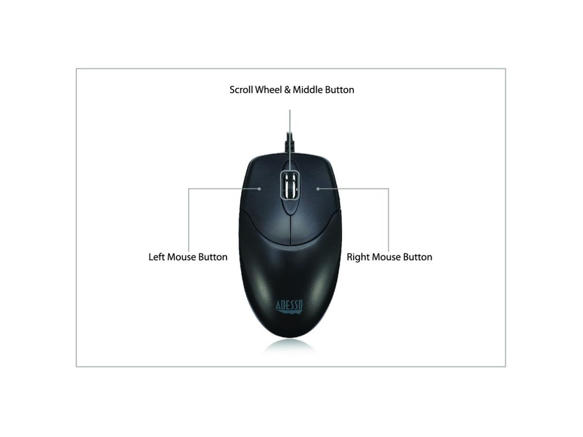 3-Btn 1600 Dpi Lsr Mse,Usb,Blk,Fast