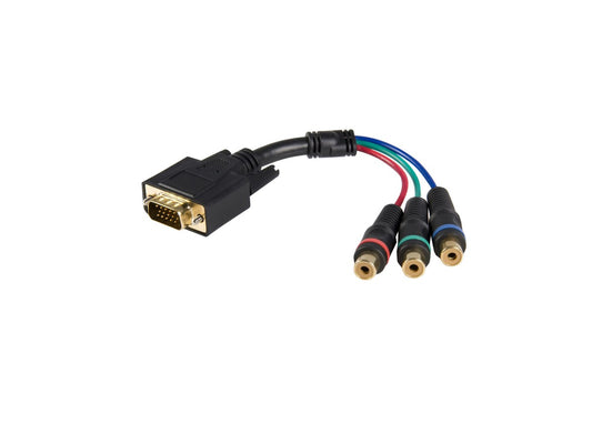 Cable de conexión de 6 pulgadas HD15 a componente RCA