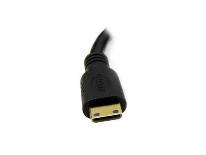 Cable mini HDMI a DVI-D macho a hembra de 8 pulgadas (20 cm)