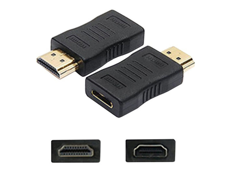 Add-On5Pk Hdmi M/F Black Adapter