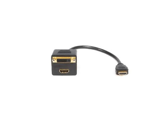 Cable divisor HDMI de 30 cm (HDMI a 2 DVI-D)
