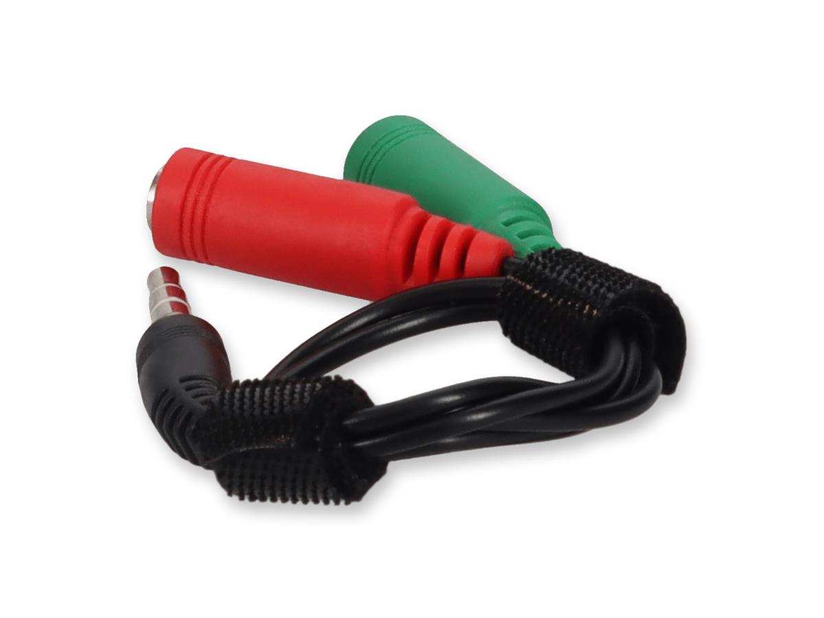 Add-On8In Audio M/F Black Cable