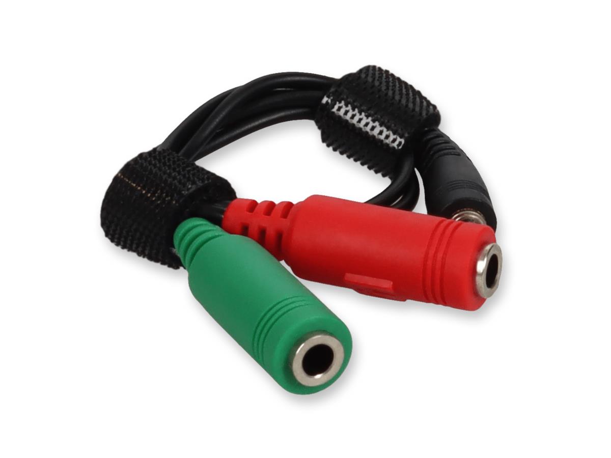 Add-On8In Audio M/F Black Cable