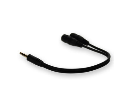 Add-On5Pk 8In Audio M/F Splitter Cable