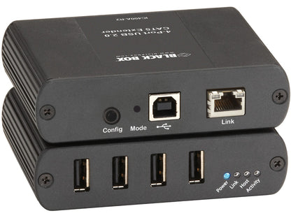Black Box Corp Usb Extender - Catx, 4-Port