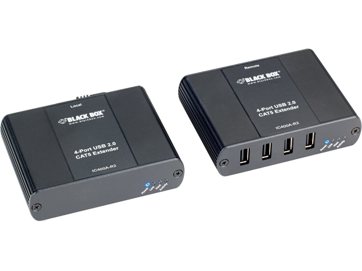 Black Box Corp Usb Extender - Catx, 4-Port
