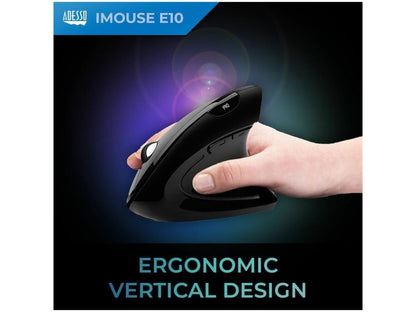 Adesso 2.4 Ghz Wrls Vert Ergo Mse 3 Btn