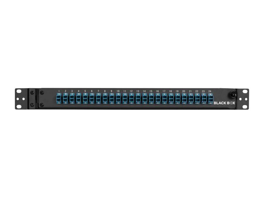 Black Box Corp T Fiber Panel, 1U, Loaded With ( Jpm385A