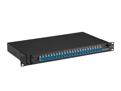 Black Box Corp T Fiber Panel, 1U, Loaded With ( Jpm385A