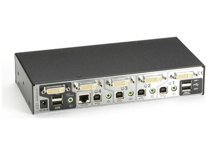 Black Box Corp Ch Wizard DVI de doble enlace (USB), 4 Kv2004A