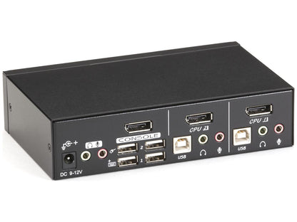 Puerto KVM con USB y AUDIO de Black Box Corp. KV9702A