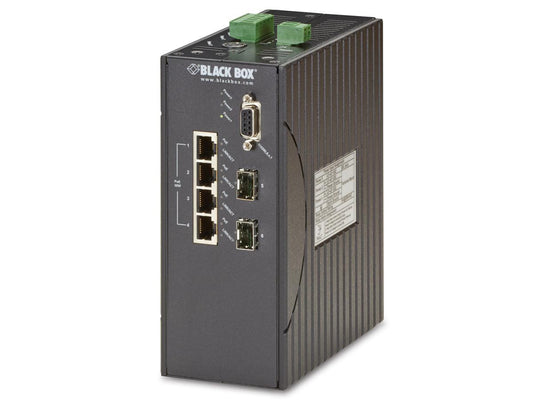 Black Box Corp Hardened Managed Ethernet Switch 4 10/10