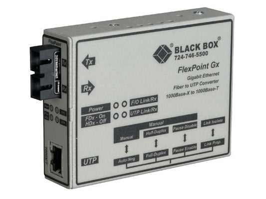 Black Box Corp Dular Media Converters, Giga Lmc1003A-R3