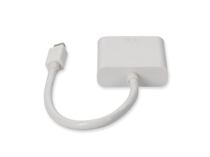 Adaptador de vídeo MDP a DVI macho/hembra de 8 pulgadas