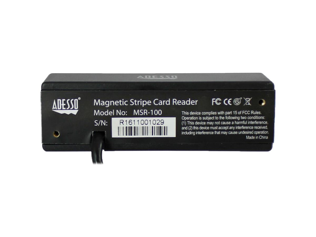 Bi-Directional, 3-Track Blk Usb Msr