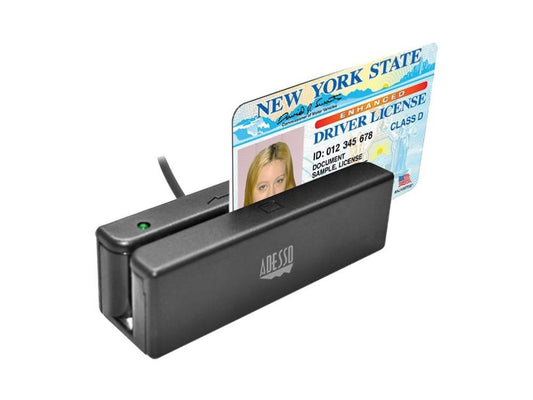 Msr USB negro bidireccional de 3 pistas