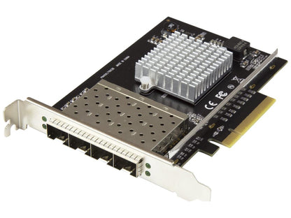 Tarjeta de red Startech.Com de cuatro puertos 10G SFP+, Intel XL710 Open SFP
