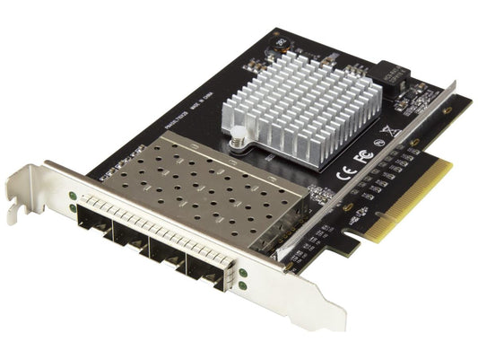 Tarjeta de red Startech.Com de cuatro puertos 10G SFP+, Intel XL710 Open SFP